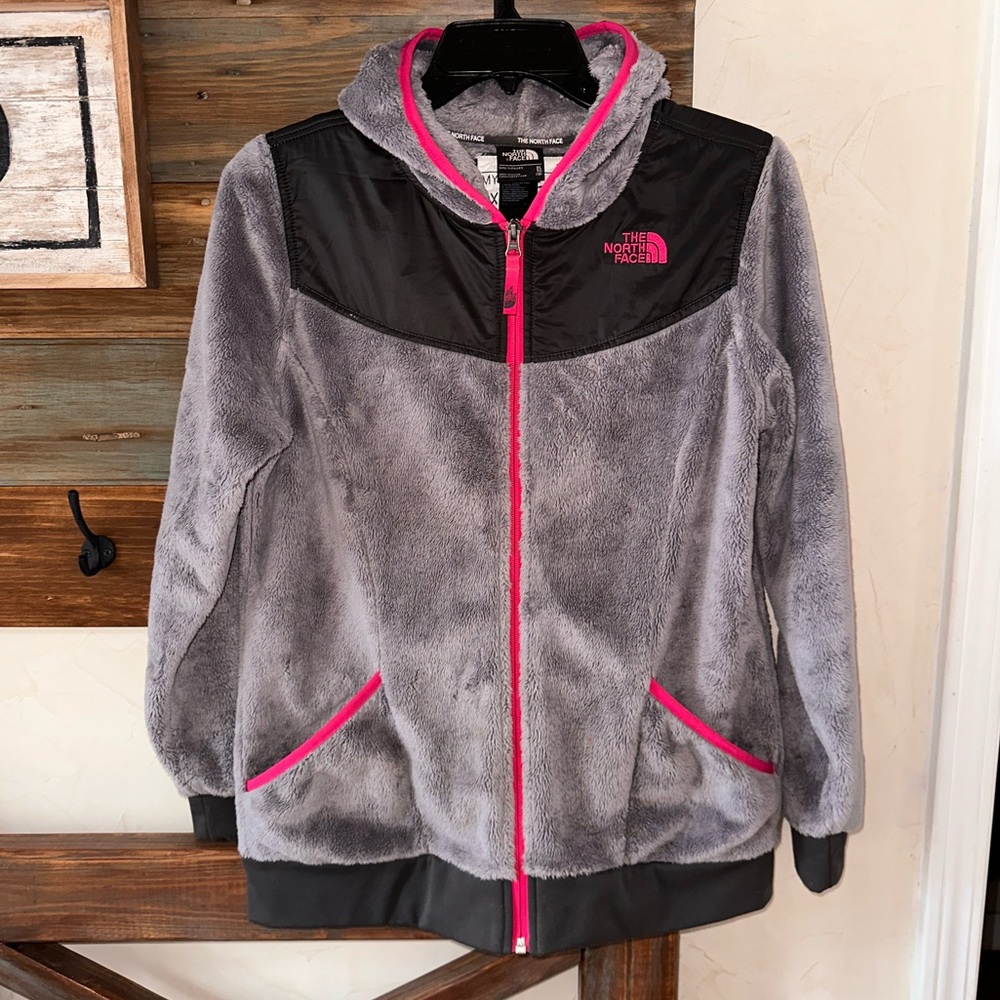 X-Large Girls North Face Fleece Jacket EUC
